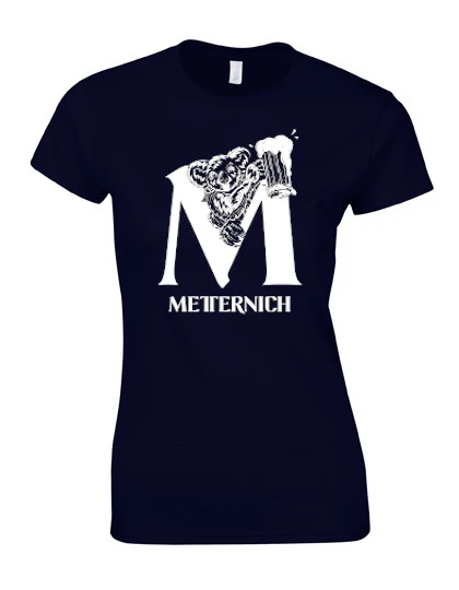 Metternich - Logo, navy, XL (Damen)